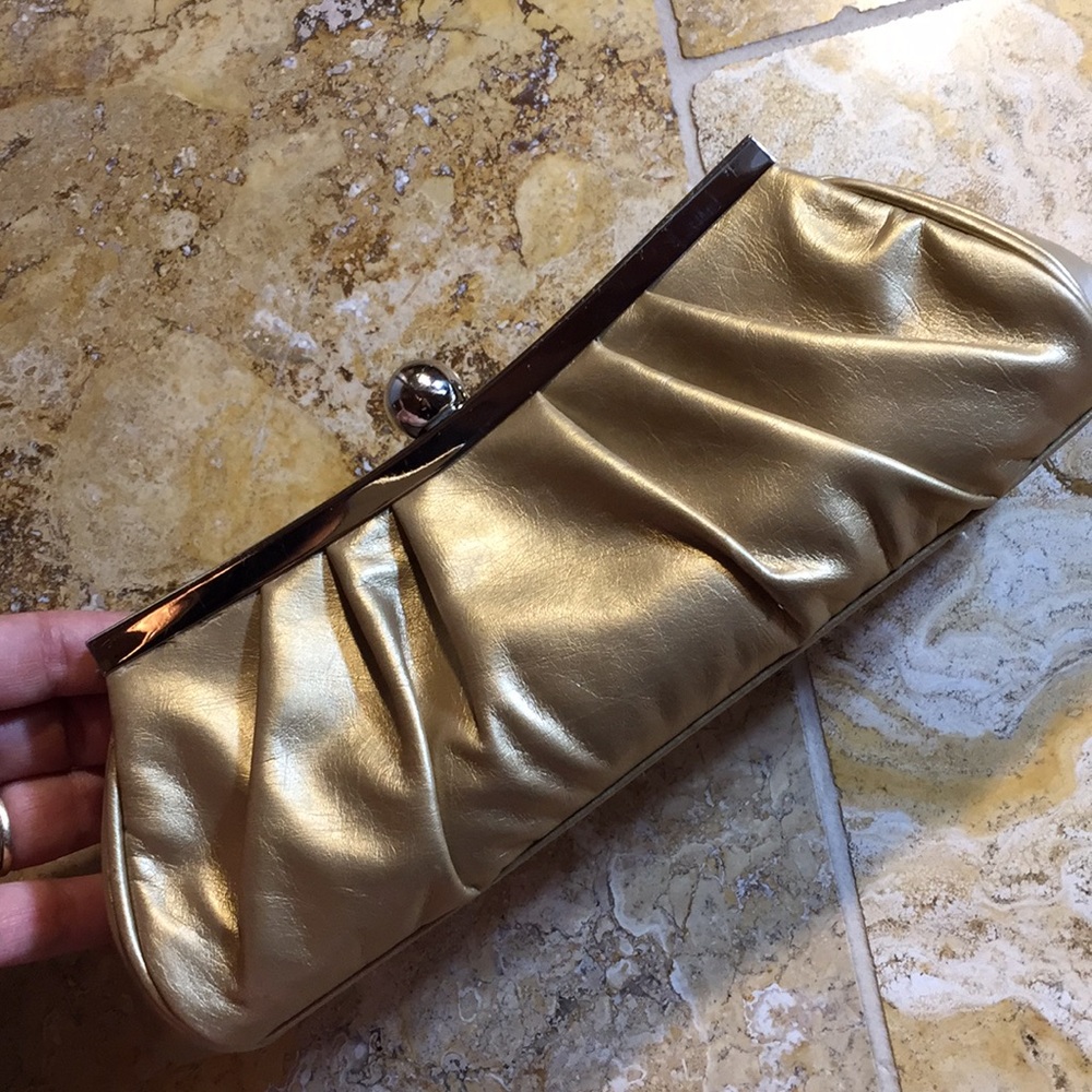 Todd Anthony gold leather/bright silver/crystals